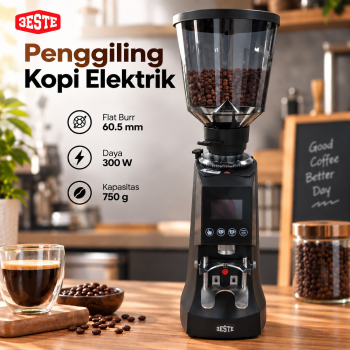 Gambar produk Trieste Penggiling Kopi Elektrik Coffee Grinder Flat Burr 300W 750g - CG5005B