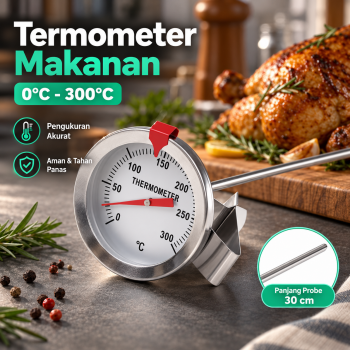 MAGT Termometer Makanan Daging Kitchen Temperature BBQ Oven 30cm - TH5300