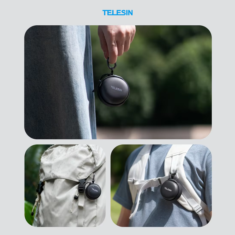 Gambar produk TELESIN Lens Filter Storage Case Action Camera Hard Shell 4 Slot - S6-PRC-13 - 6