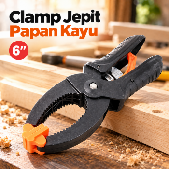 Ensunm Klip Jepit Papan Kayu Clamp Strong Wood Carpenter 6 Inch - S826