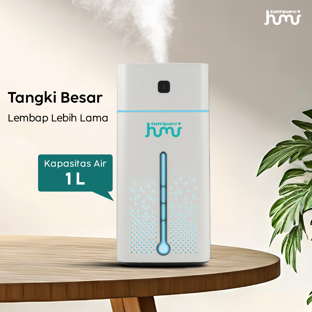 Gambar produk Taffware HUMI Humidifier Diffuser Mini Ultrasonic RGB 1L - KS-600 - 3