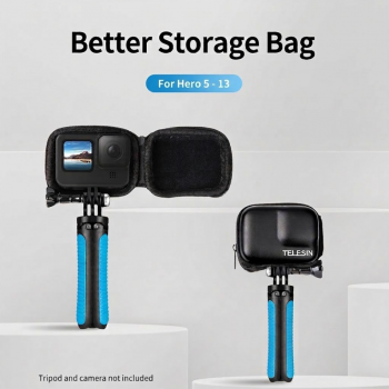 TELESIN Tas Kamera Aksi GoPro Hero 5-13 EVA IP54 Storage Bag - GP-CPB-901