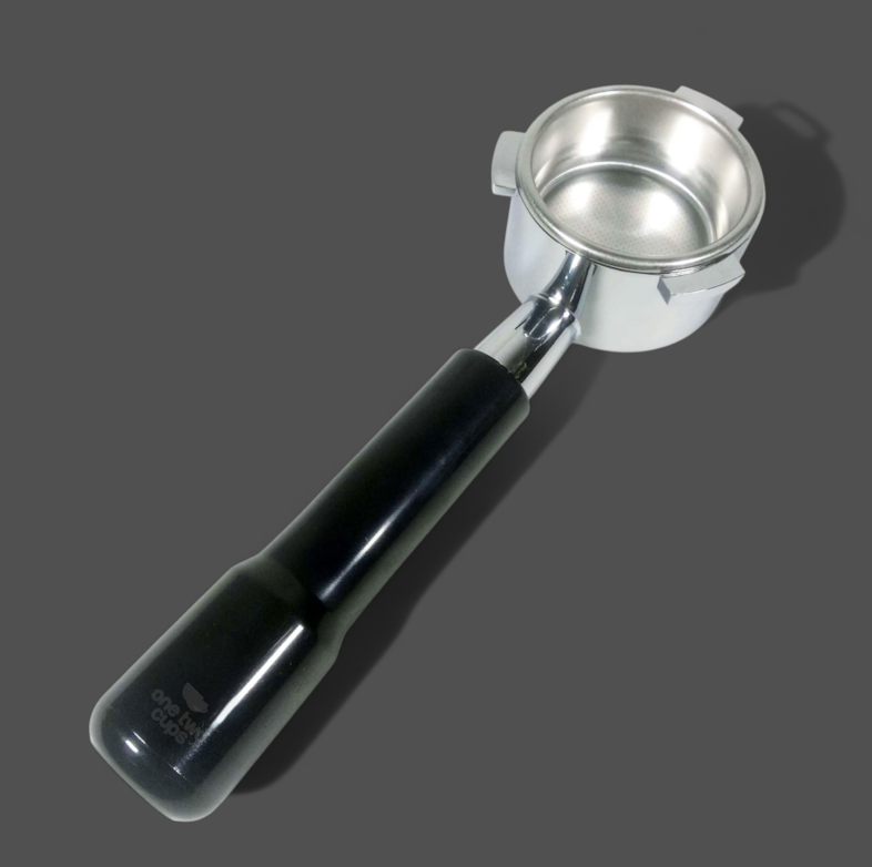 Gambar produk One Two Cups Bottomless Naked Portafilter Stainless 54mm for Breville - FR4 - 1