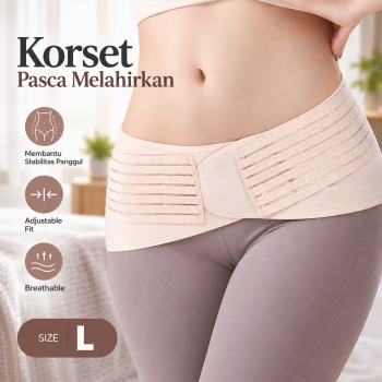 Mamia Korset Pasca Melahirkan Postpartum Corset Adjustable Belt L - KPM-10