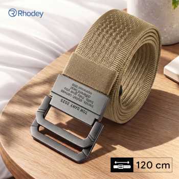 Rhodey Craftman Tali Ikat Pinggang Pria Canvas Buckle Belt - B1030
