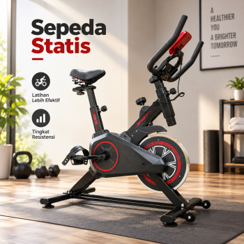 L-Felton Sepeda Statis Spinning Bicycle Exercise Indoor Gym Bike - LF110