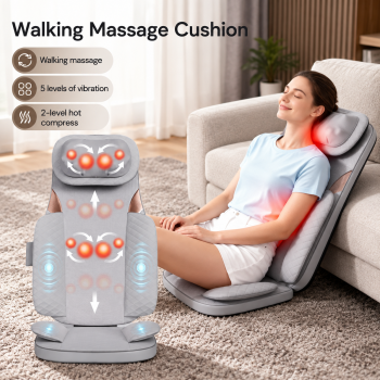JINKAIRUI Kursi Pijat Elektrik Portabel Heating Full Body Massager - JC-25