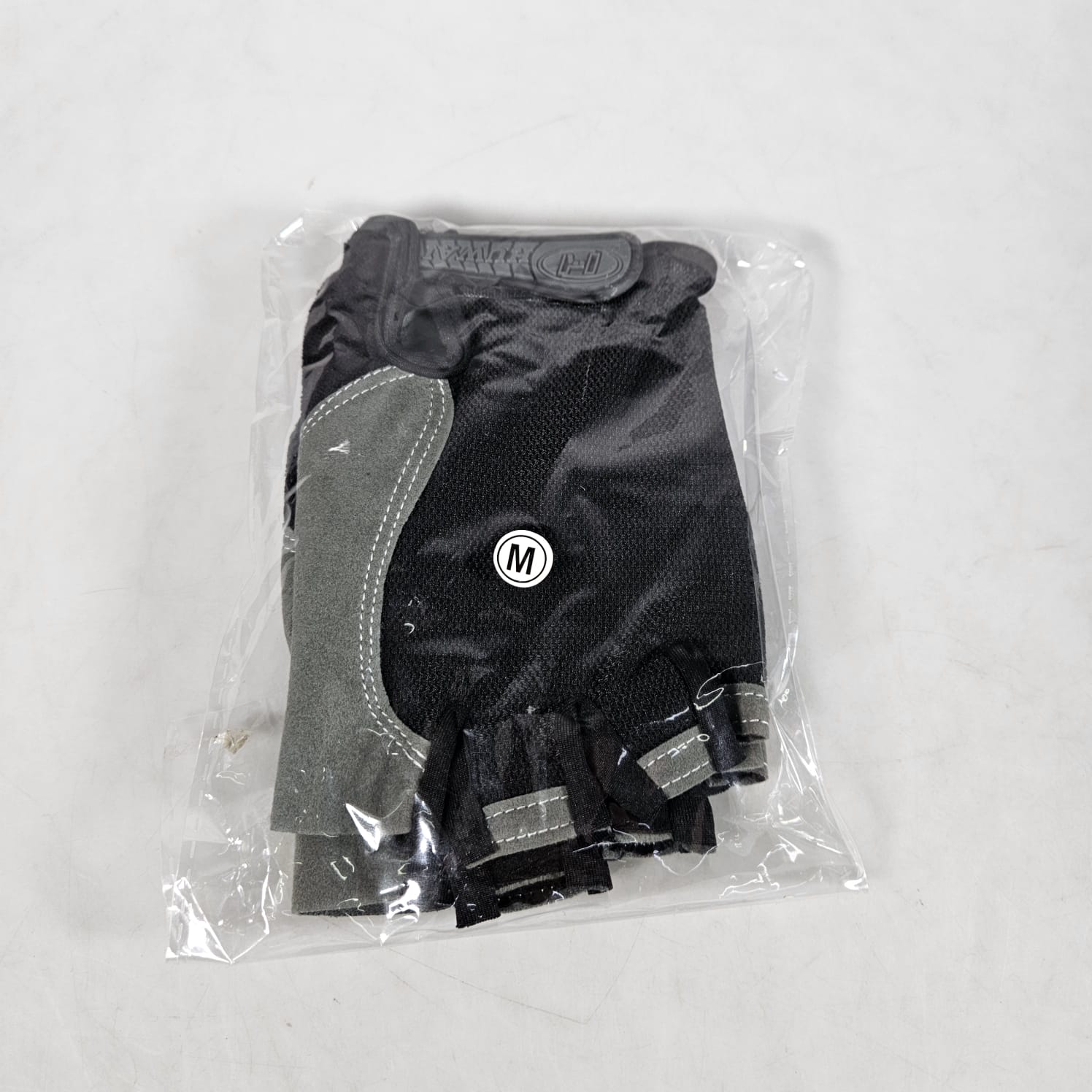 Gambar produk HUWAI Sarung Tangan Sepeda Gym Half Finger Gloves Breathable M - TS-20 - Kemasan