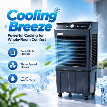 TaffHOME Kipas Air Cooler Evaporative 3 Speed 8.5 m/s 45L 240W - LZ50-5500A