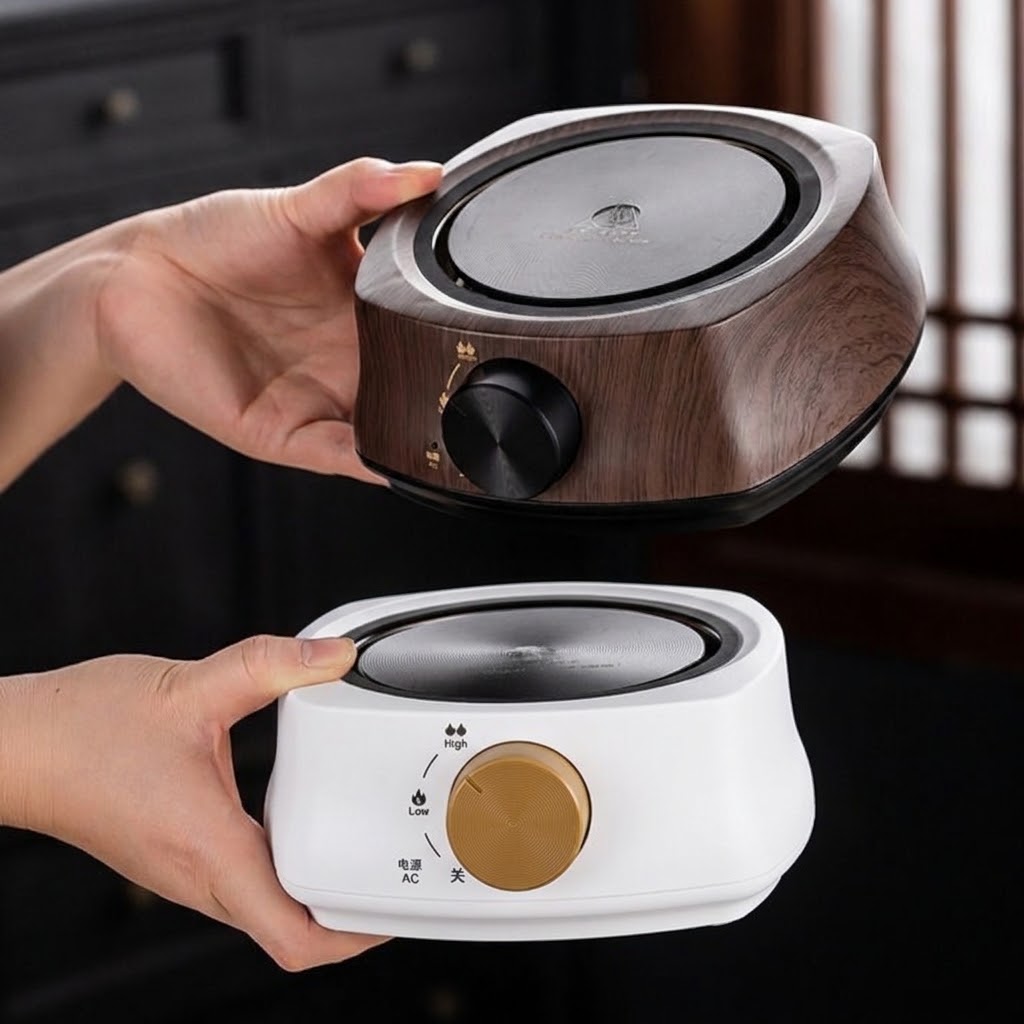 Gambar produk TaffHOME Kompor Listrik Mini 1 Tungku Electric Stove Tea Heater 500W - ZSP-K10500 - 6