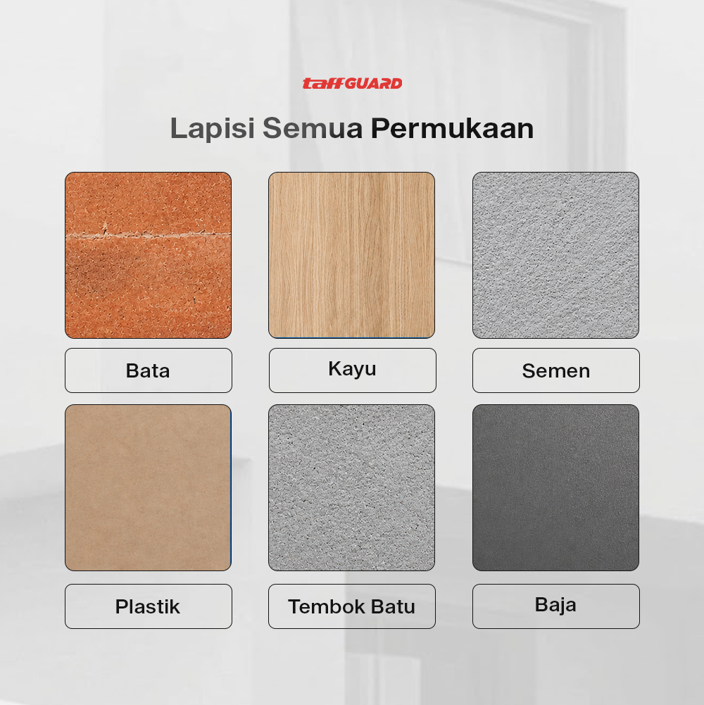 Gambar produk TaffGUARD Lem Anti Bocor Rembes Waterproof Coating 300g with Brush - JS013 - 4