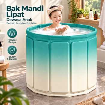 BATHE PROJECT Bak Mandi Lipat Dewasa Anak Bathtub Portable Foldable - MB7