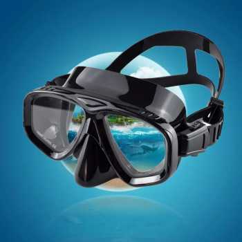 SUNDIVE Kacamata Selam Snorkeling Tempered Glass Diving Mask - M30