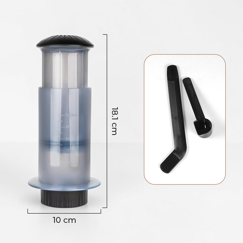 Gambar produk iCafilas Coffee Maker Manual Hand Press Espresso 300ml - 8