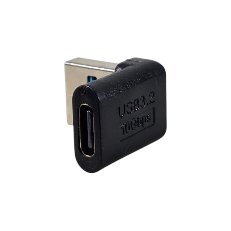 Gambar produk RONDAFUL OTG USB Type C Female to USB A 3.2 Male Elbow High Speed - RF3 - 3