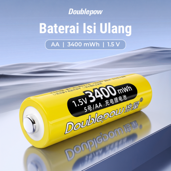 Doublepow Baterai Isi Ulang AA Rechargeable 3400mWh 1.5V 1 PCS - DP-3100