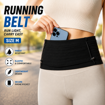 Gambar produk Paceon Tas Pinggang Olahraga Lari Elastic Running Belt Ultra Light M - BAG652