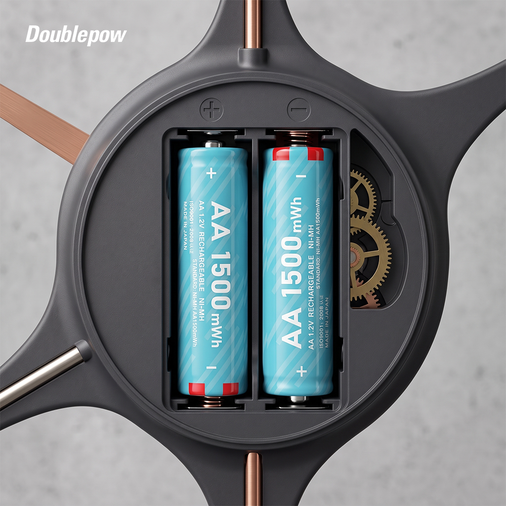 Gambar produk Doublepow Baterai Isi Ulang AA Ni-MH Button Top 1500mWh 1.2V 2PCS - 6