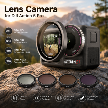 YOFO Lens Camera Filter CPL ND8 ND16 ND32 for DJI Action 5 Pro - KFD10