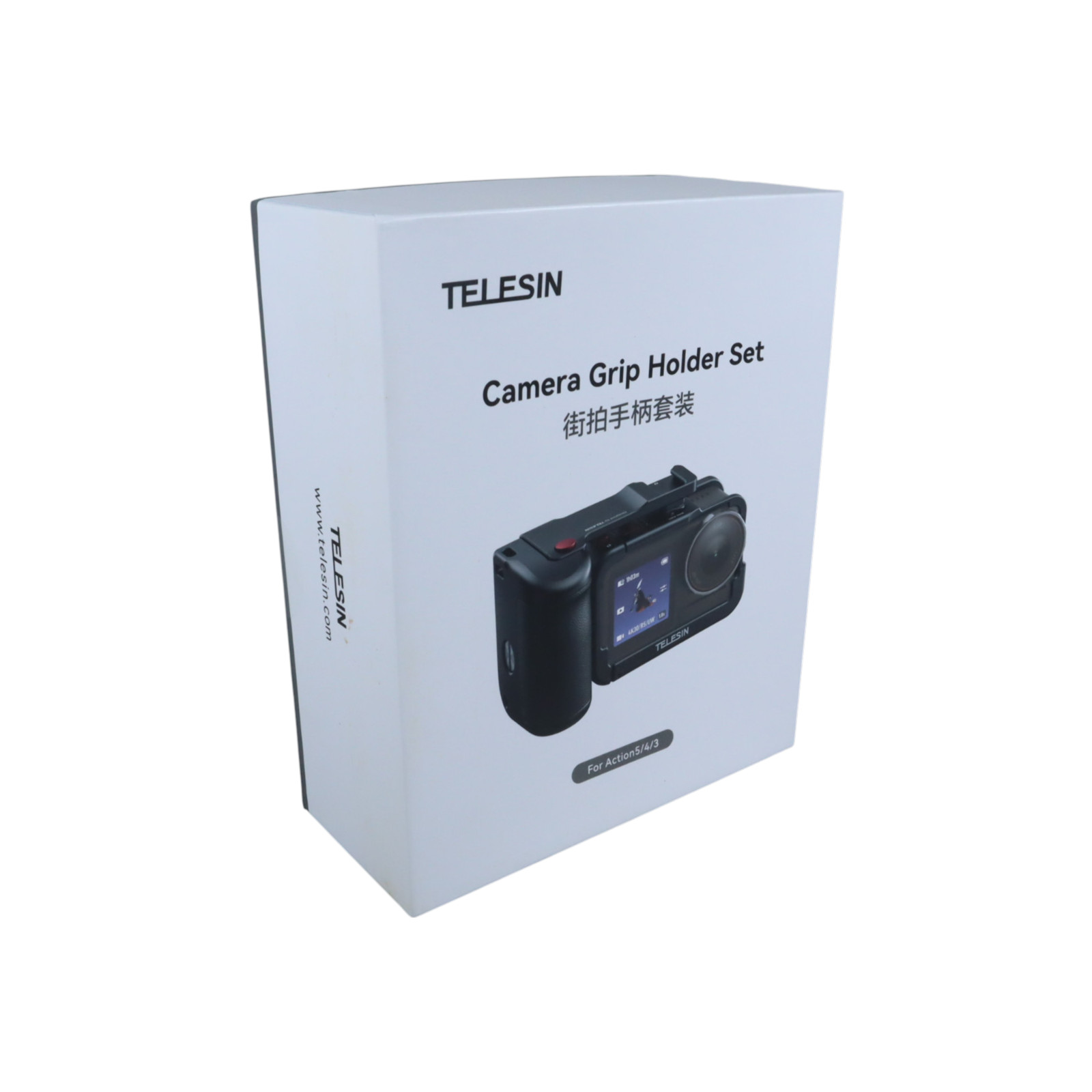 Gambar produk TELESIN Handle Grip Holder Set for DJI Osmo Action 3/4/5 Metal Cage - S6-FMS-22-TDJ - Kemasan