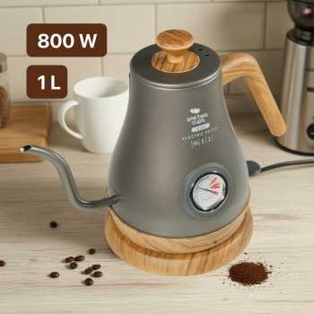 One Two Cups Teko Listrik Kopi Pemanas Air Leher Angsa 800W 1L - GL-205