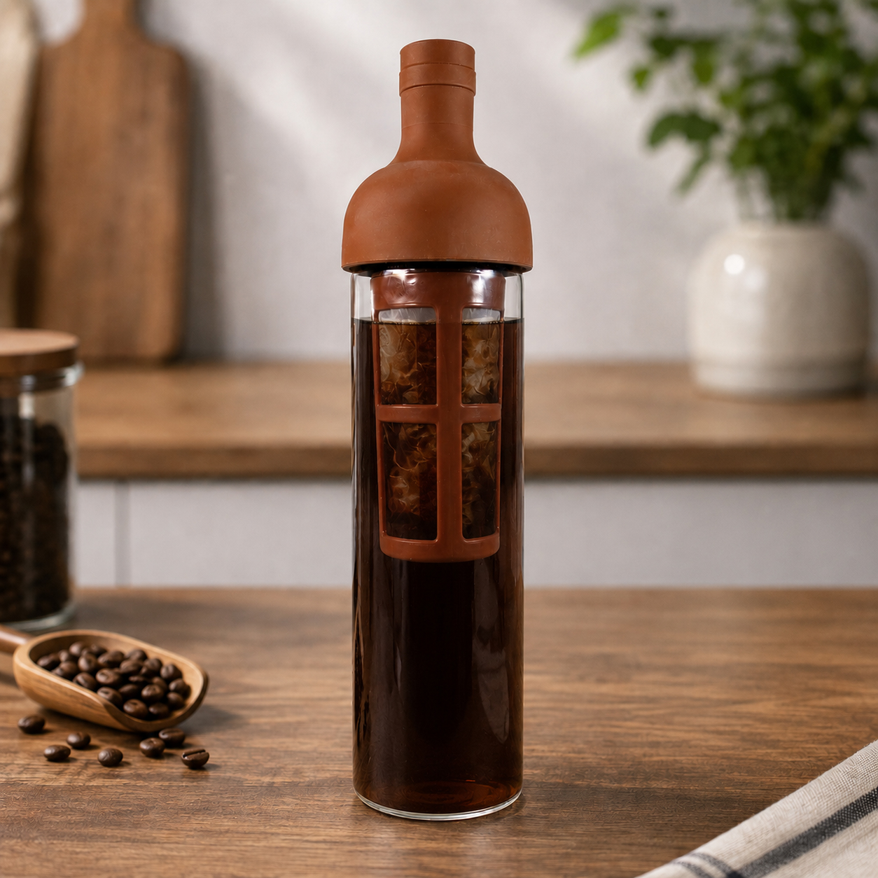 Gambar produk COBRIE Botol Cold Brew Coffee Maker Filter Borosilicate Glass 1L - OD-20 - 3