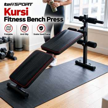 Gambar produk TaffSPORT Kursi Fitness Bench Press Abdominal Muscle Foldable - YC-300