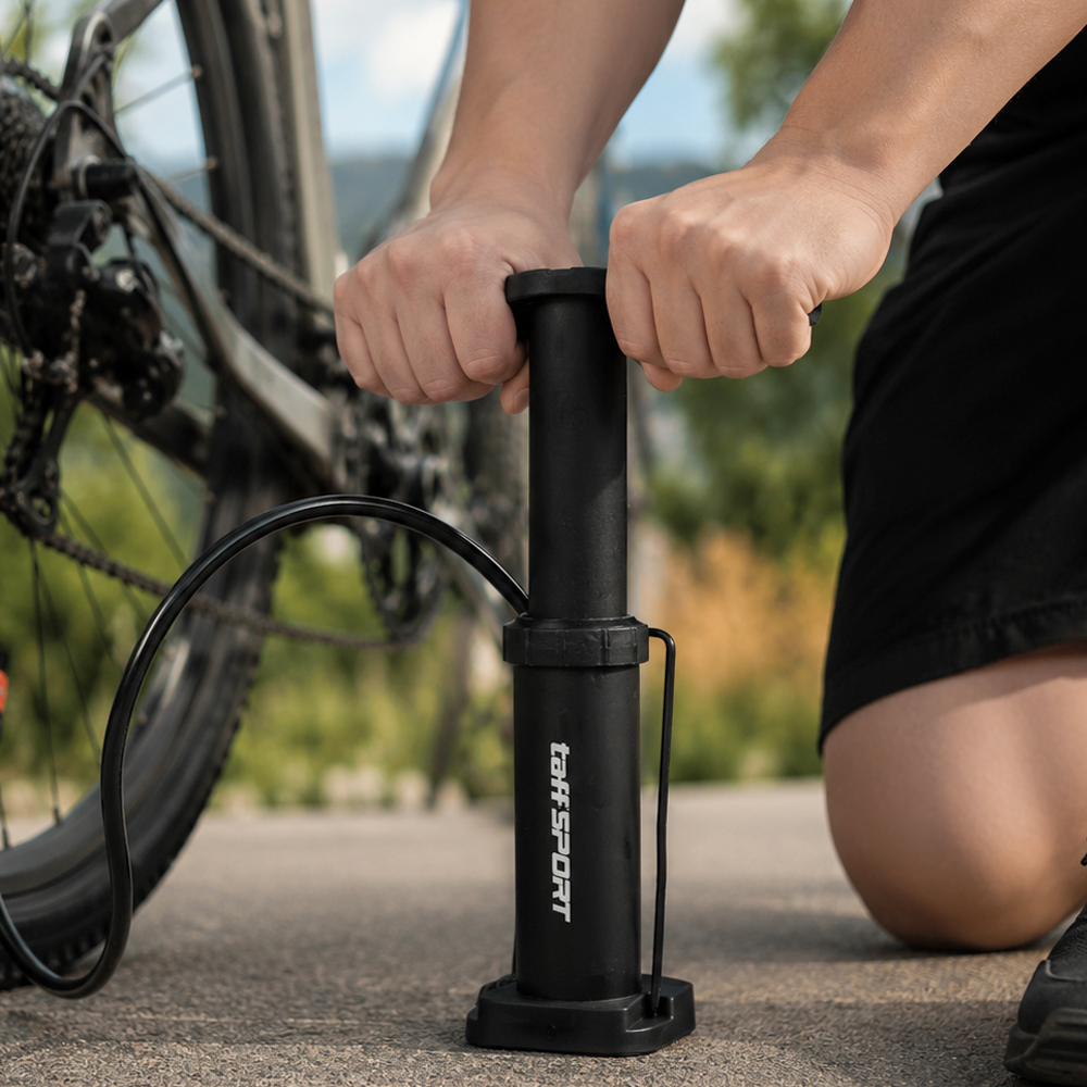 Gambar produk TaffSPORT Pompa Angin Sepeda Serbaguna Portable Pump 120 PSI - PM40 - 6