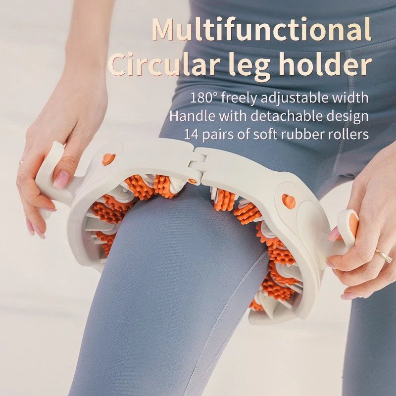Revilon Alat Pijat Tubuh Roller 14 Roda Detachable Body Massager - PTR-10