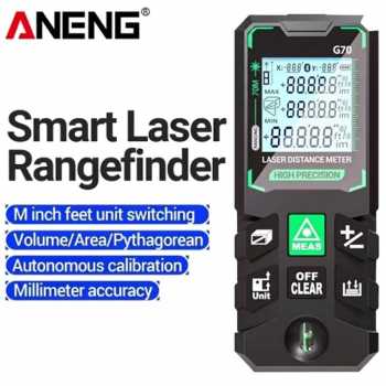 ANENG Meteran Laser Digital Distance Meter Rangefinder Portable