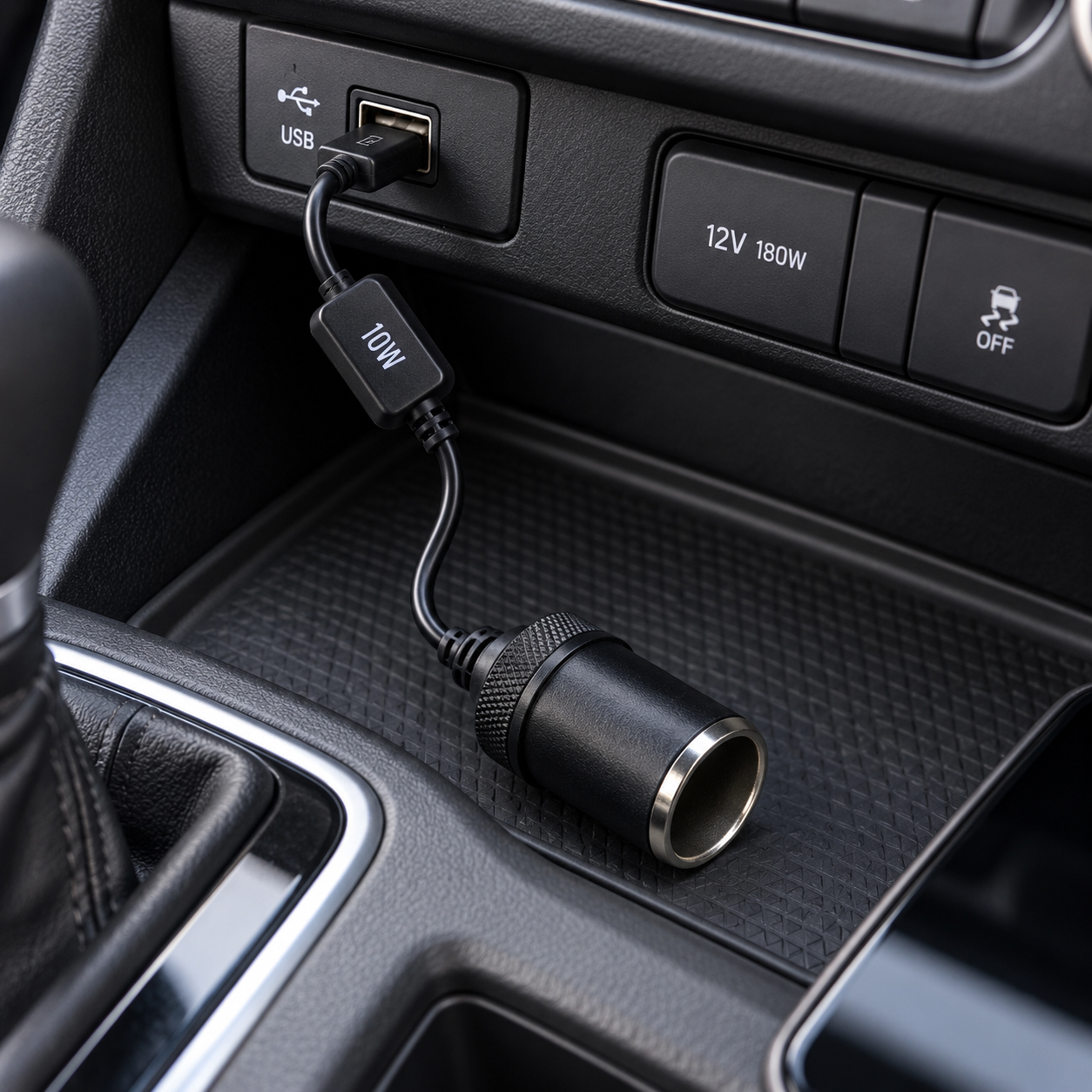 Gambar produk OTOHEROES Plug Mobil USB Cigarette Plug Power Socket 5 V to 12 V - XZT0017 - 4