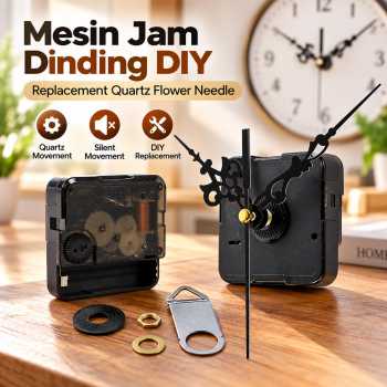 TaffHOME Mesin Jam Dinding DIY Replacement Quartz Flower Needle - MC5168