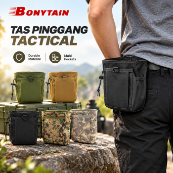 Gambar produk Bonytain Tas Pinggang Portable Tactical Waistbag Army Look - B1526