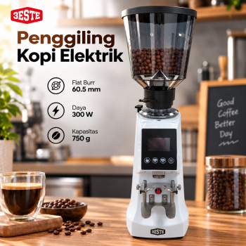 Gambar produk Trieste Penggiling Kopi Elektrik Coffee Grinder Flat Burr 300W 750g - CG5005B