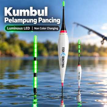 Tmbor Kumbul Pelampung Pancing Luminous LED Floating Tail Set - FE-02