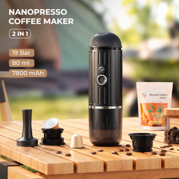 iCafilas Nanopresso Coffee Maker 2in1 19 Bar 80ml for Nespresso - ME2218