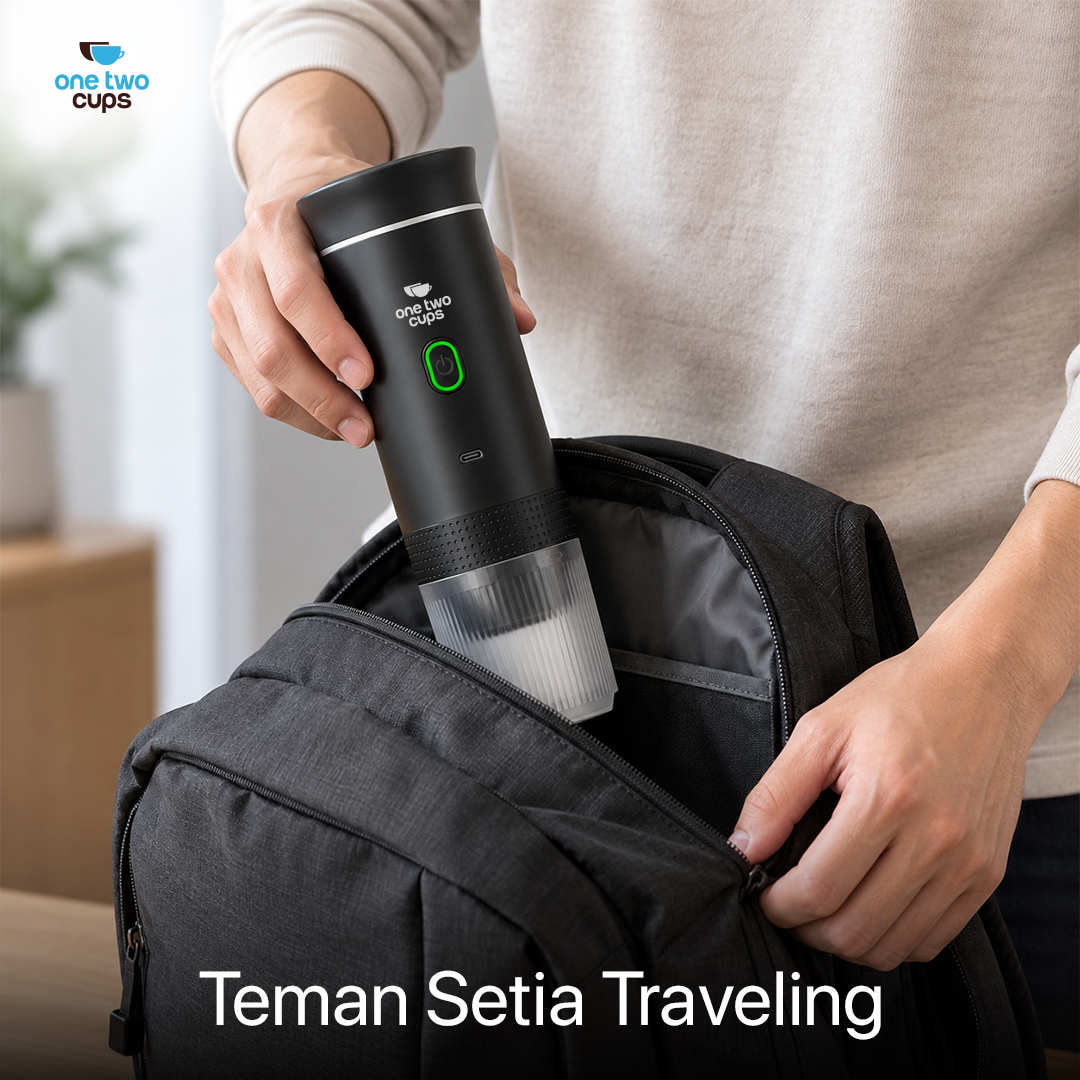 Gambar produk One Two Cups Portable Coffee Maker 3in1 7500mAh 60ml for Nespresso - KF-JN-02 - 5