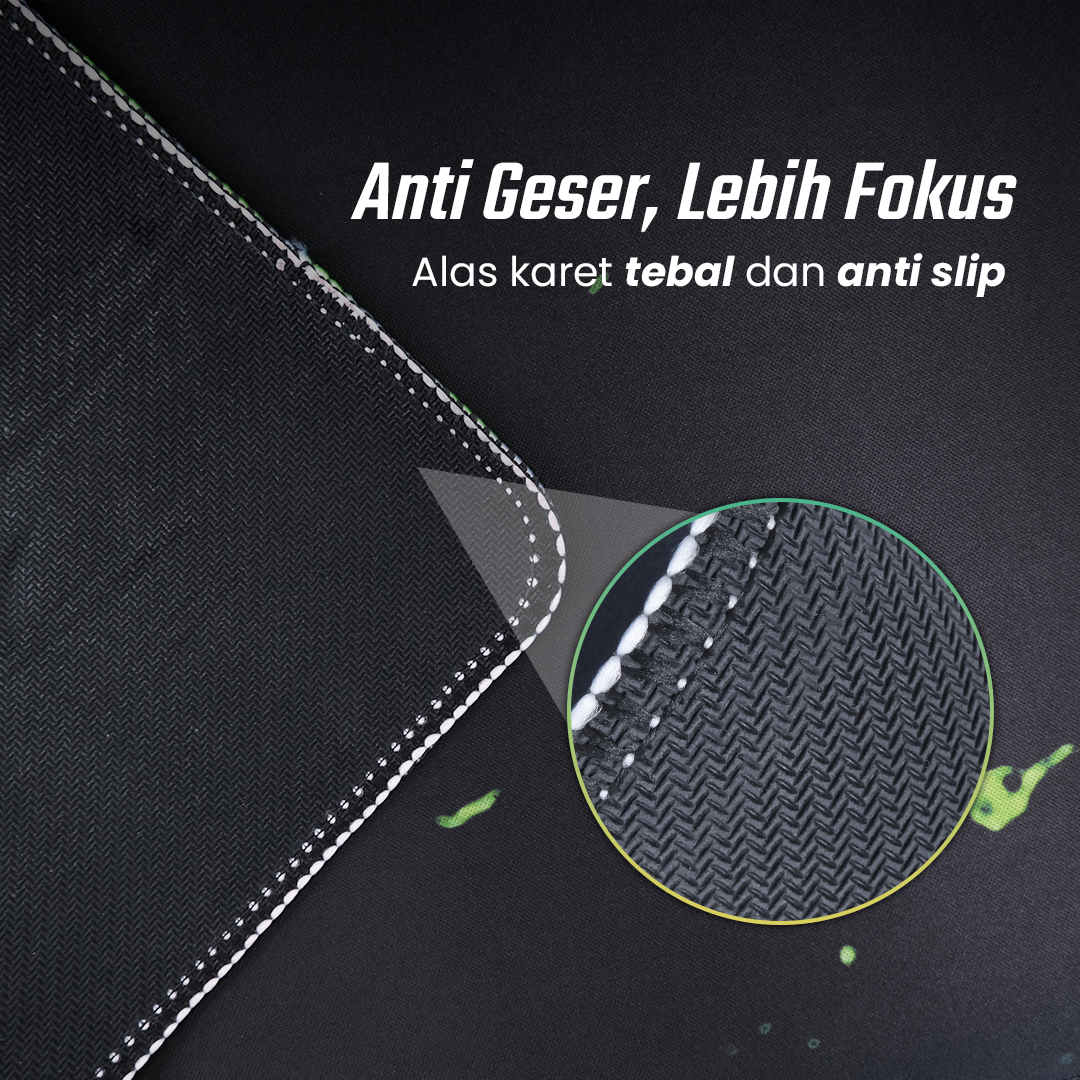 Gambar produk TaffGEAR Mouse Pad Gaming XL Anti Slip Desk Mat 240x310x2mm Speed - LS - 5