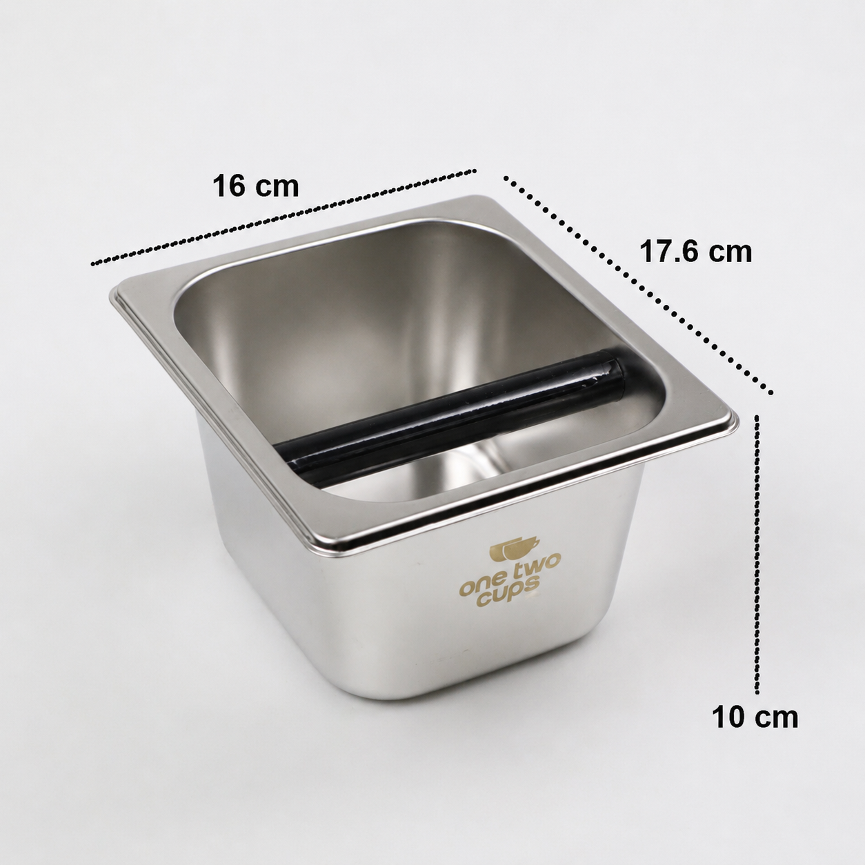 Gambar produk One Two Cups Wadah Ampas Kopi Espresso Knock Box Container M - KB3 - 5