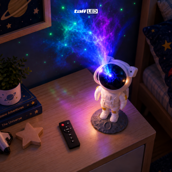 Gambar produk TaffLED Lampu Tidur Proyektor Astronaut Galaxy Light 8 Colors 240V 5W - HD481 - 7
