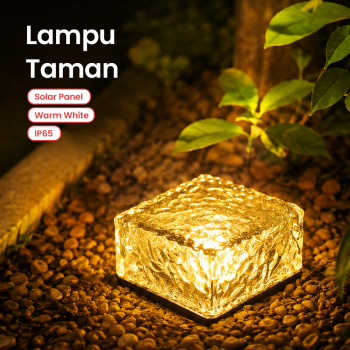 ARMOUR&DANFORTH Lampu Taman Hias Tanam Ice Brick Solar Water LED 4.5V - GB066