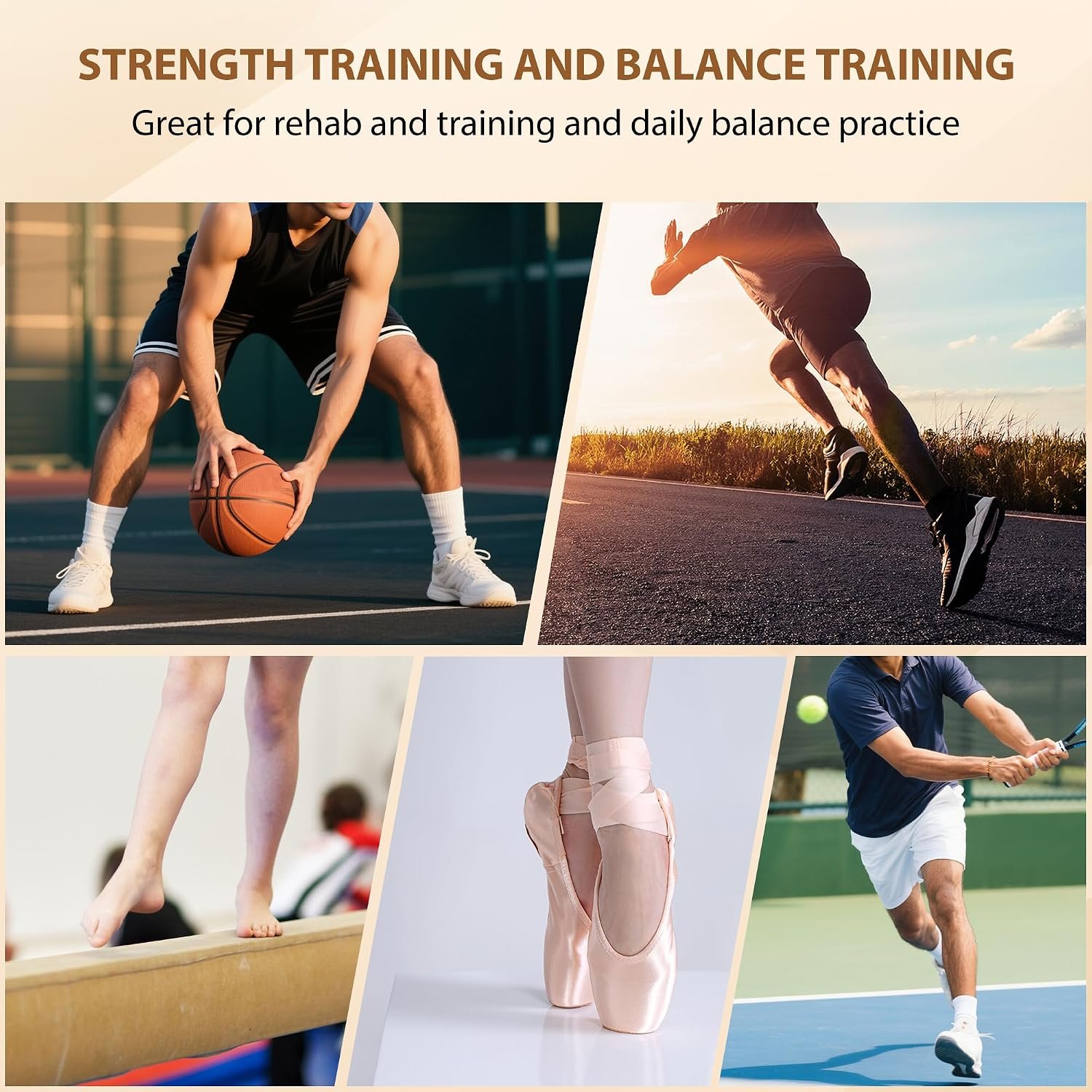 Gambar produk Anyfite Latihan Kaki Ankle Balance Board Ballet Yoga Foot Trainer - WW-10 - 5
