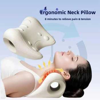 ZOOME Bantal Memory Foam Orthopedic Pillow Reboud C Shape Cervical - T82