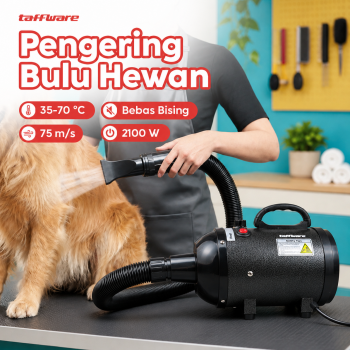 Gambar produk Taffware Pet Hair Dryer Dog Cat Grooming Stepless Speed 2100W - SH-168