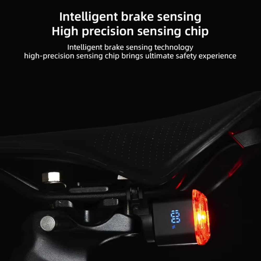 Gambar produk ESLNF Lampu Belakang Sepeda LED Tail Light Brake Sensor 500mAh IP55 - NQY-135 - 2