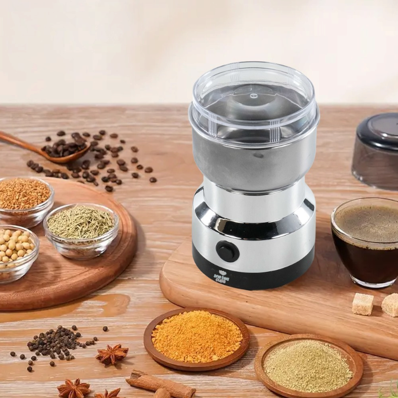 Gambar produk One Two Cups Nima Alat Penggiling Kopi Elektrik Bumbu Coffee Grinder - NM-8300 - 4