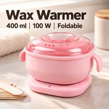 PIYUC Alat Pemanas Wax Heater Warmer Waxing Hair Removal 400ml 100W - Pink