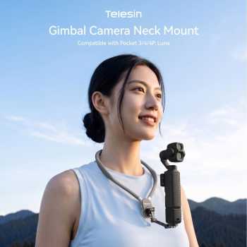 TELESIN Magnetic Neck Holder Mount Strap Kalung Leher DJI Pocket - S2-HNB-27