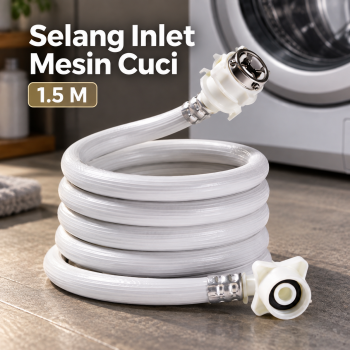 Gambar produk Wahause Selang Inlet Mesin Cuci Washing Machine Water Supply Hose 1.5M - SI-10