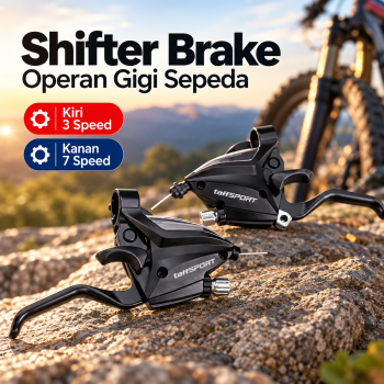 Gambar produk TaffSPORT Marvolt Shifter Brake Operan Gigi Sepeda 3x7 Speed 2 PCS - EF500-7